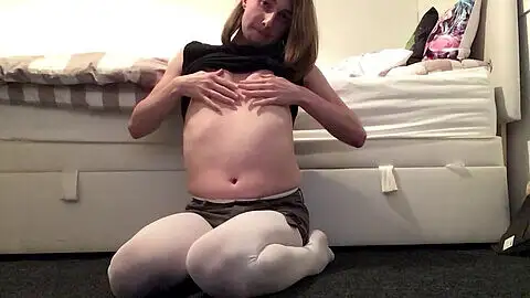 Femboy teases and struggles to orgasm on webcam (part 1/2)