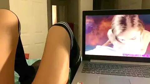 Omegle, young sister caught masturbating