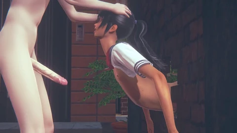 El divertido femboy Simon tiene una experiencia salvaje con algo de acción hardcore.