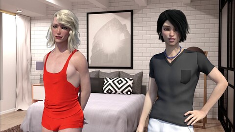 Haciendo el amor a lo romántico, chico femenino sissy follado