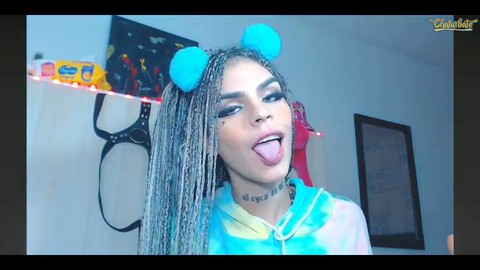 super-cute tranny with phat cock