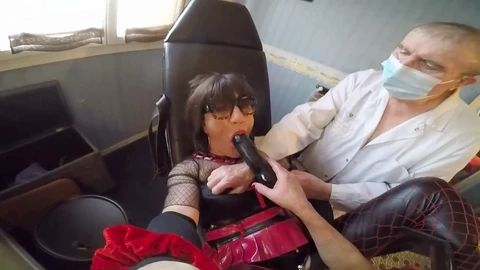 Sex toys, dildo in ass