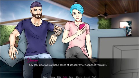 The enthusiasm of a sissyboy - Blake gives Ash a slap and then has his way with him